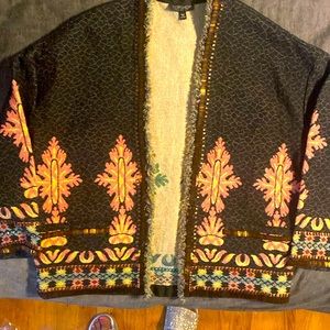 ToPSHoP Tapestry and Beaded Jacket